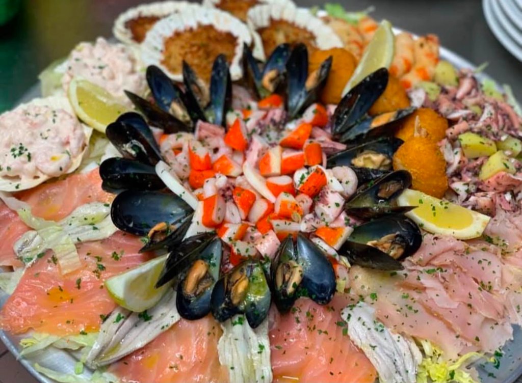 Selezione di specialità di mare